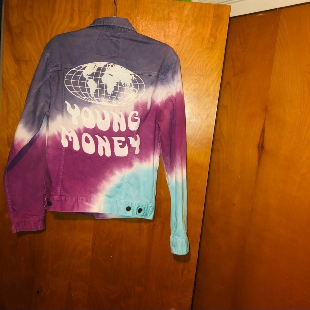 American Eagle Young Money Tie Dye Jacket nicki minaj lil wayne drake concert